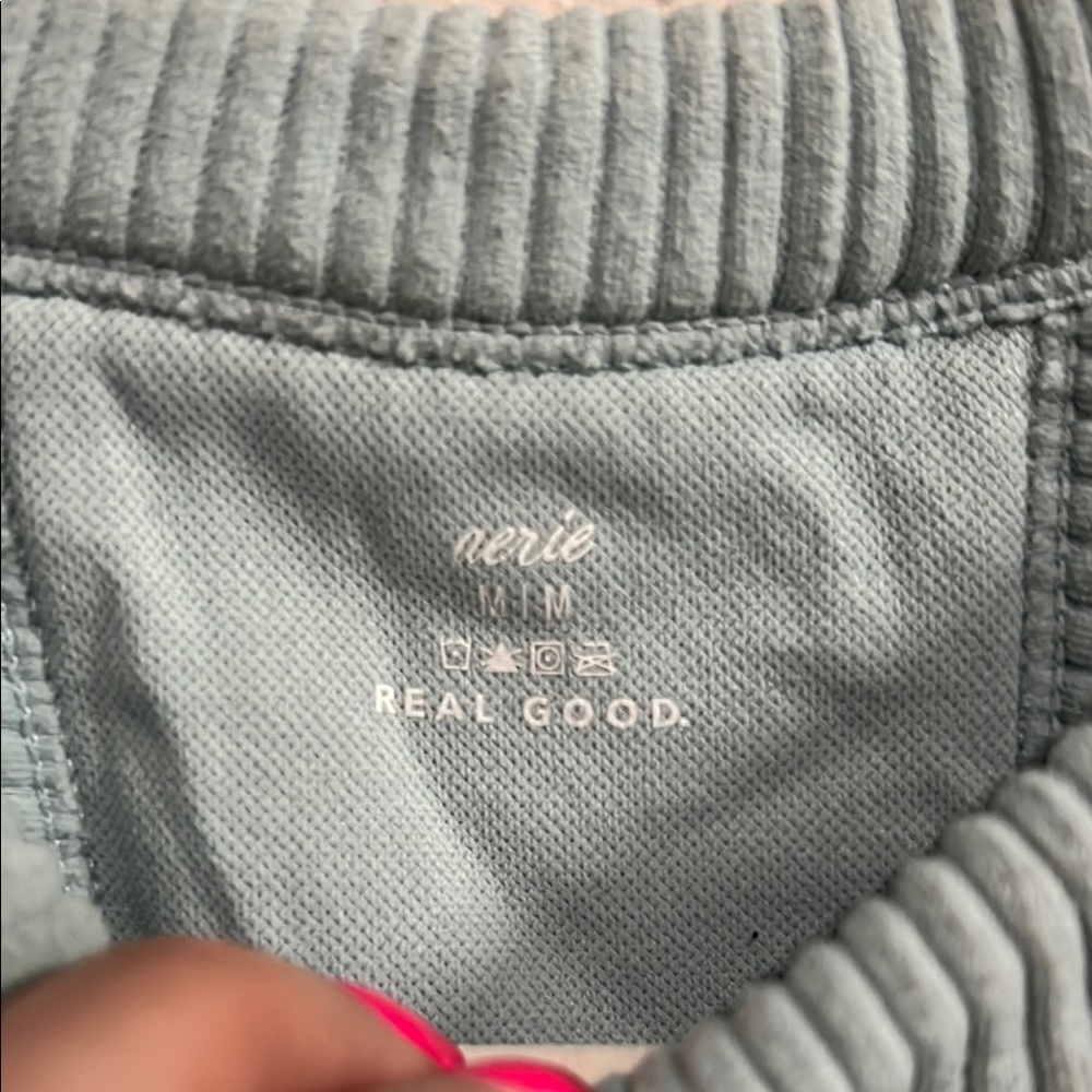 Aerie Green Ribbed Sleeveless Crop Top - Picture 3 of 6